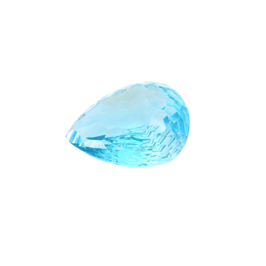 34.89 Blue Topaz Pear Gemstone