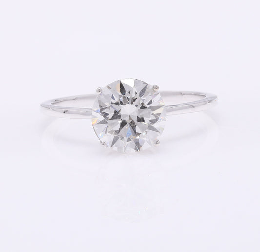 2.11 Carats Lab Grown Diamond 14K Gold Ring