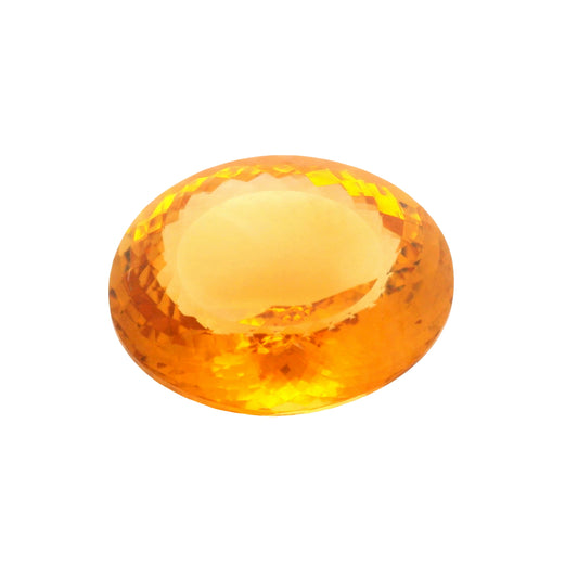 126.97 Citrine Oval Gemstone