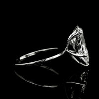 4.54 Carats Lab Grown Diamond 14K Gold Ring