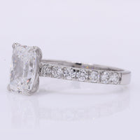 2.49 Carats Lab Grown Diamond 950 Platinum Ring