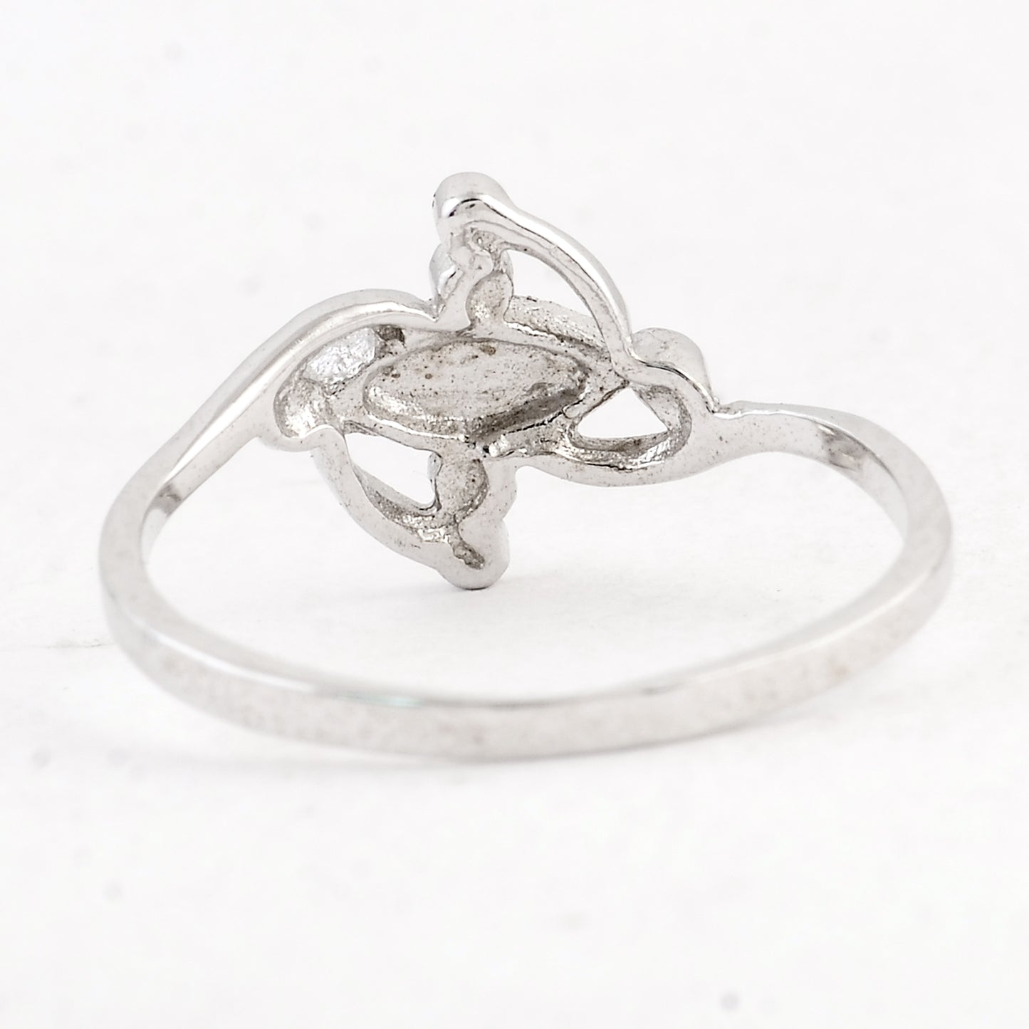 0.00 Ct Plain 925 Sterling Silver Ring