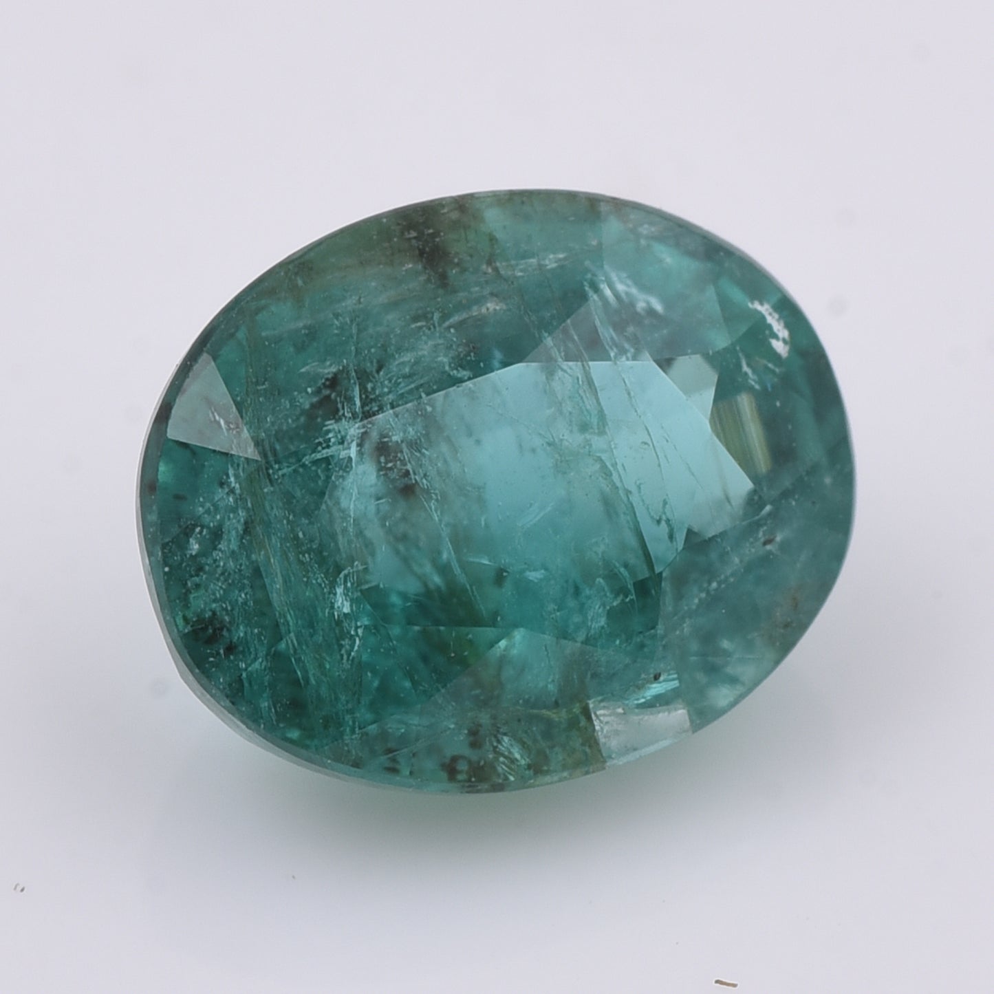 2.68 Natural Beryl Emerald Oval Mixed Cut Gemstone