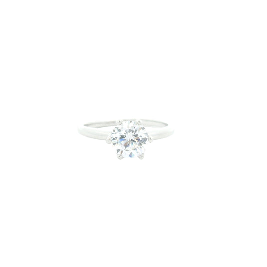 2.09 Ct Cubic Zirconia 925 Sterling Silver Ring