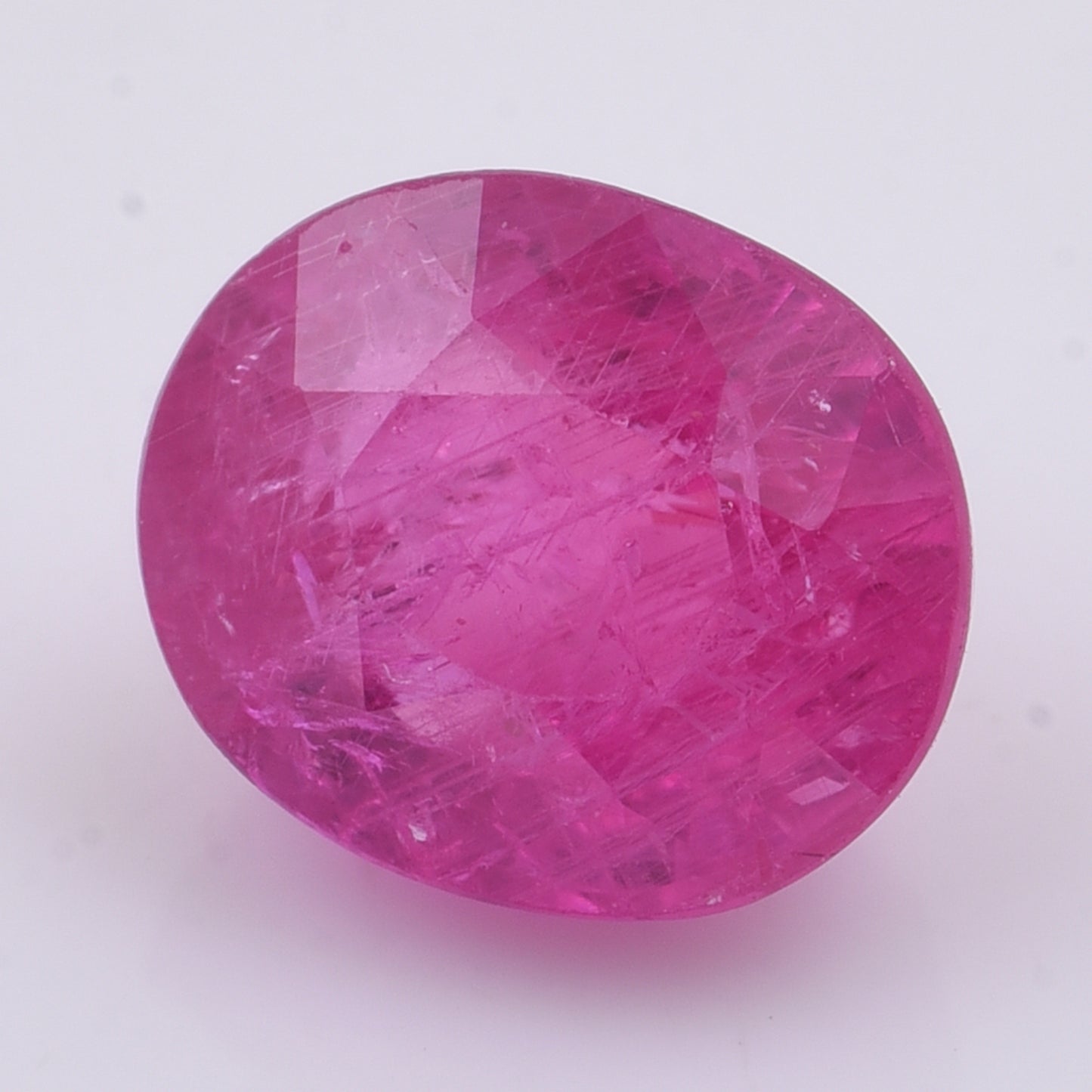 2.38 Natural Corundum Ruby Oval Mixed Cut Gemstone