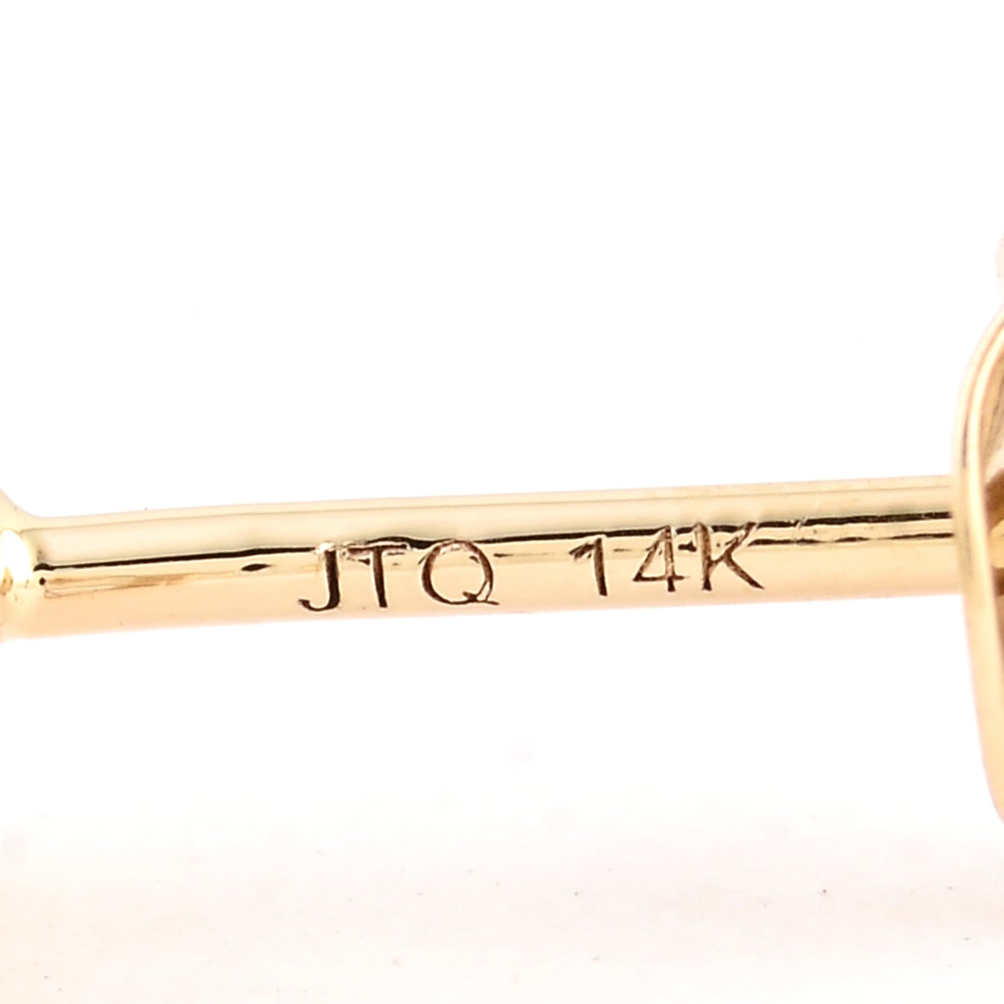 2.23 Ct Baguette Tourmaline 14K Gold Earrings