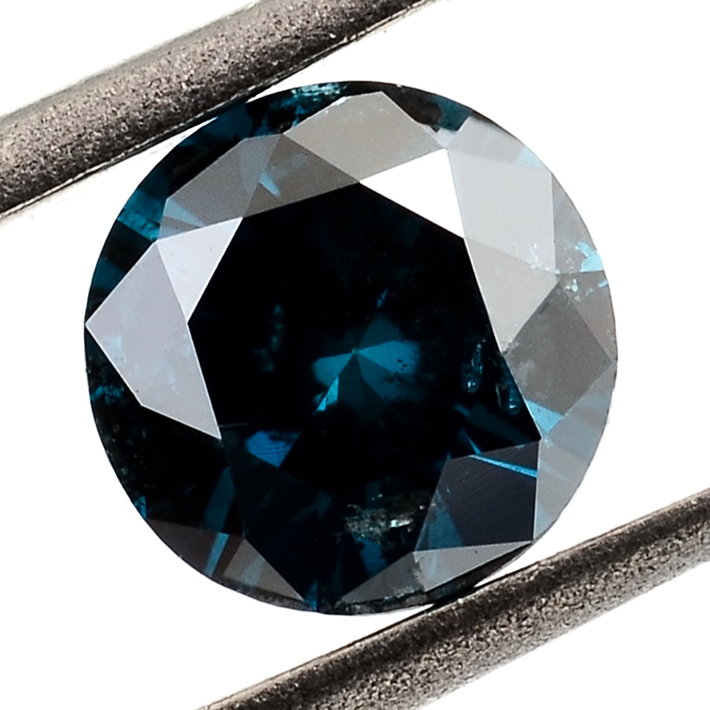 0.30 Blue Diamond Round Loose Gemstone
