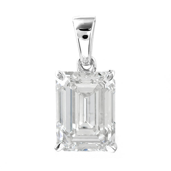 4.07 Carats Lab Grown Diamond 14K Gold Pendant