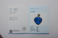 6.81 Ct Pear Mixed Cut Natural Tanzanite 14K Gold Pendant