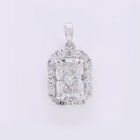 2.34 Carats Lab Grown Diamond 14K Gold Pendant