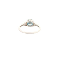 1.69 Carats Blue Lab Grown Diamond 14K Gold Ring