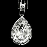 2.05 Carats Lab Grown Diamond 14K Gold Pendant