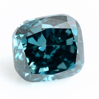 0.33 Carat Blue Diamond Cushion Loose Gemstone