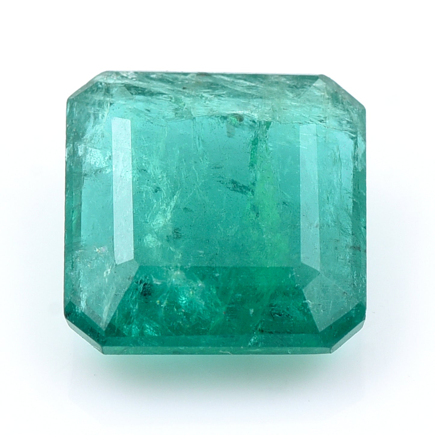 4.44 Natural Beryl Emerald Square Emerald Cut Gemstone