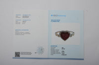 1.81 Ct Heart Mixed Cut Natural Garnet 14K Gold Ring