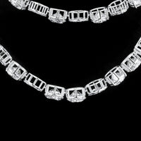 67.46 Ct Round Lab Grown Diamond 14K Gold Necklace