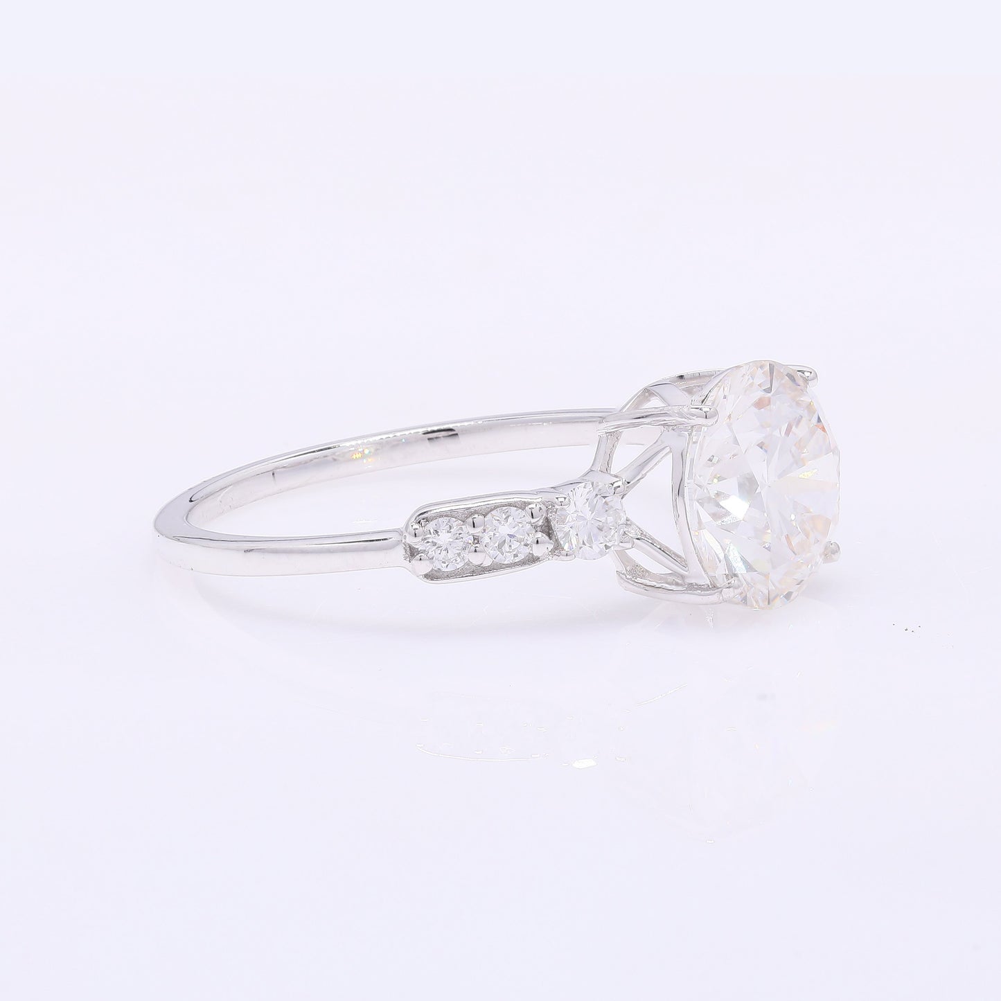 2.31 Carats Lab Grown Diamond 14K Gold Ring