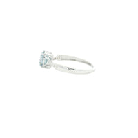 1.64 Carats Blue Lab Grown Diamond 14K Gold Ring
