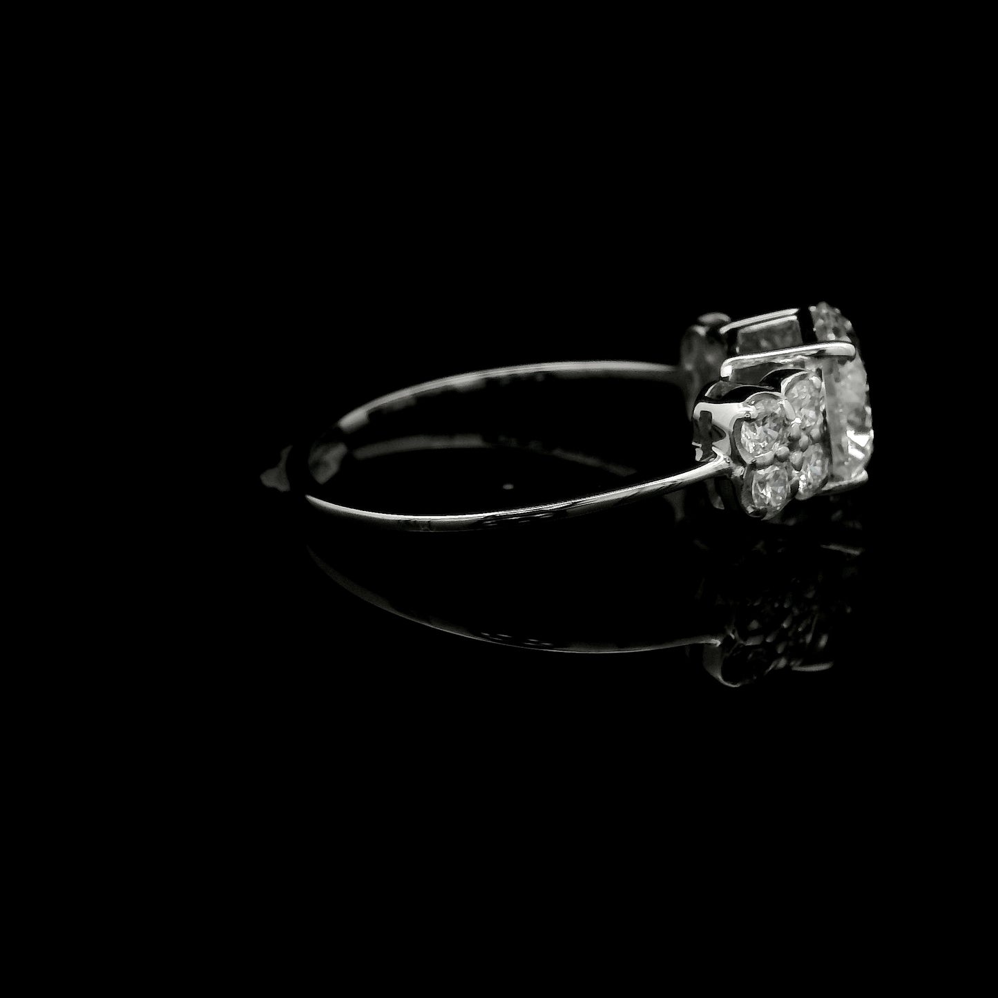 2.08 Ct Round Lab Grown Diamond 14K Gold Ring