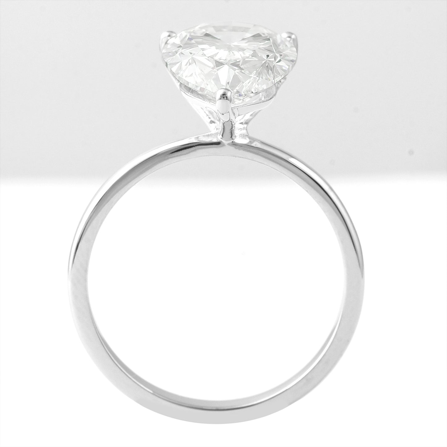 4.10 Carats Lab Grown Diamond 950 Platinum Ring