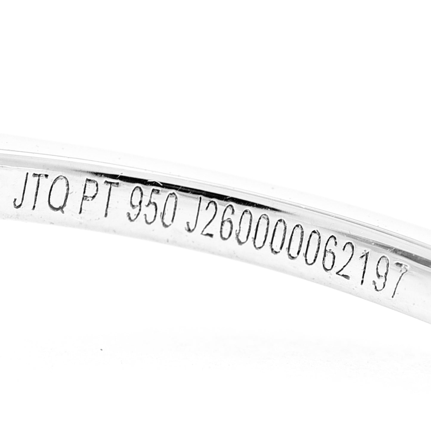 2.34 Ct Round Cabochon Cut Natural Ruby 950 Platinum Ring