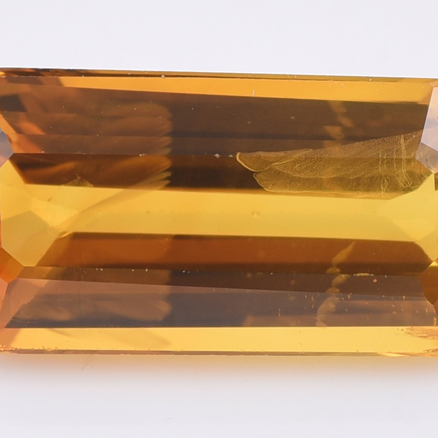 2.28 Natural Corundum Yellow Sapphire Emerald Cut Gemstone
