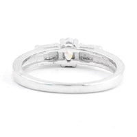 1.08 Ct Cubic Zirconia 925 Sterling Silver Ring