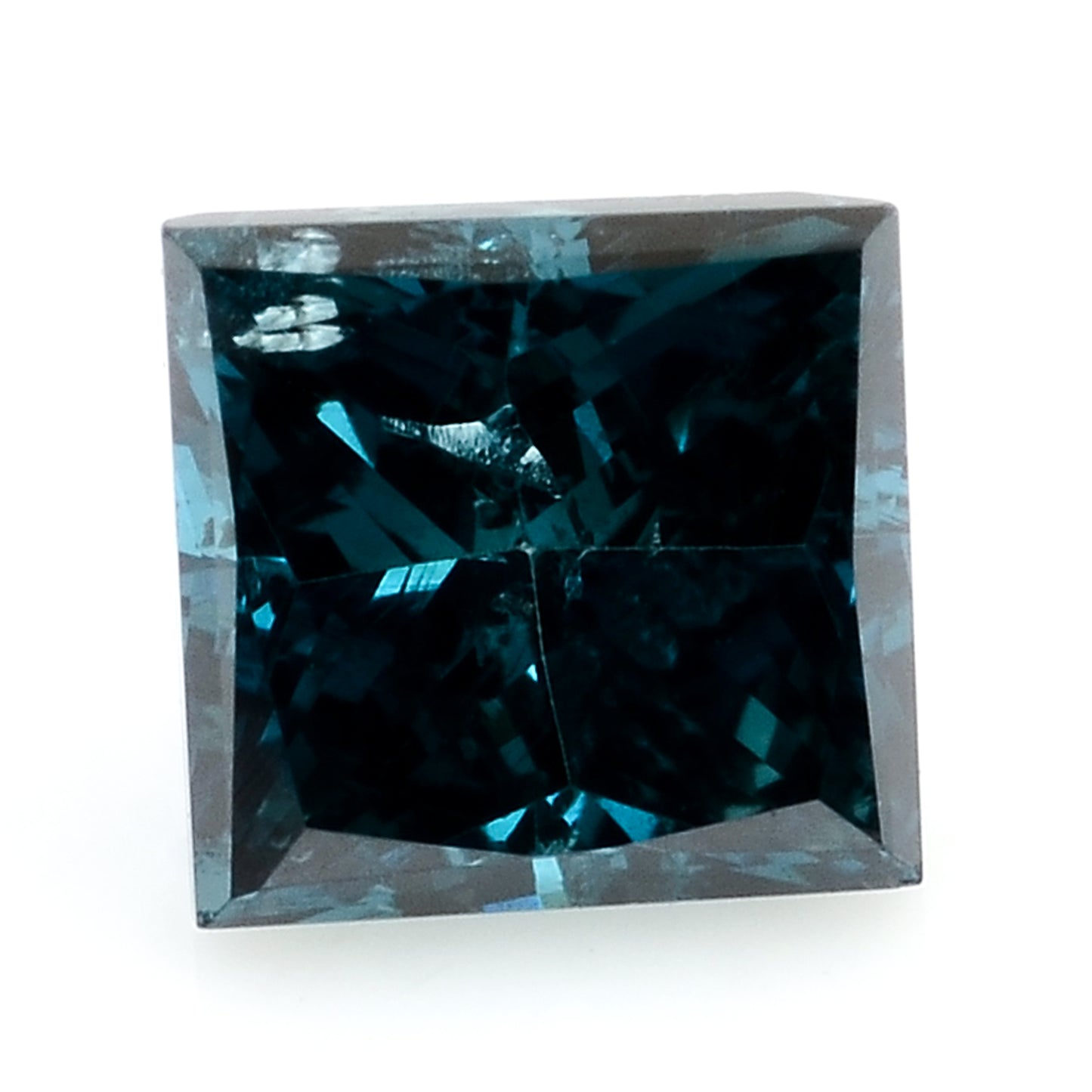 0.31 Blue Diamond Sqaure Loose Gemstone