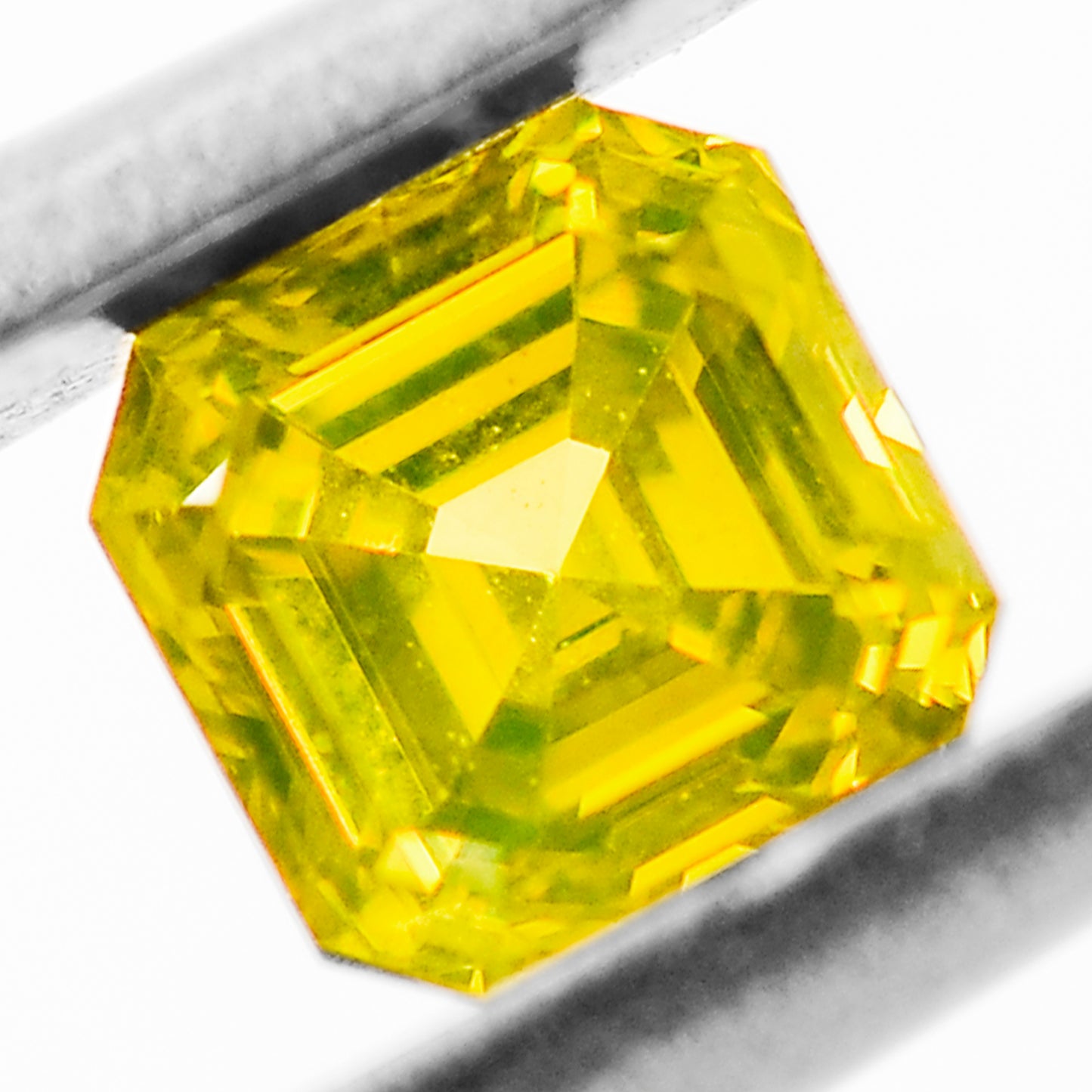 0.66 Yellow Diamond Octagon Loose Diamond