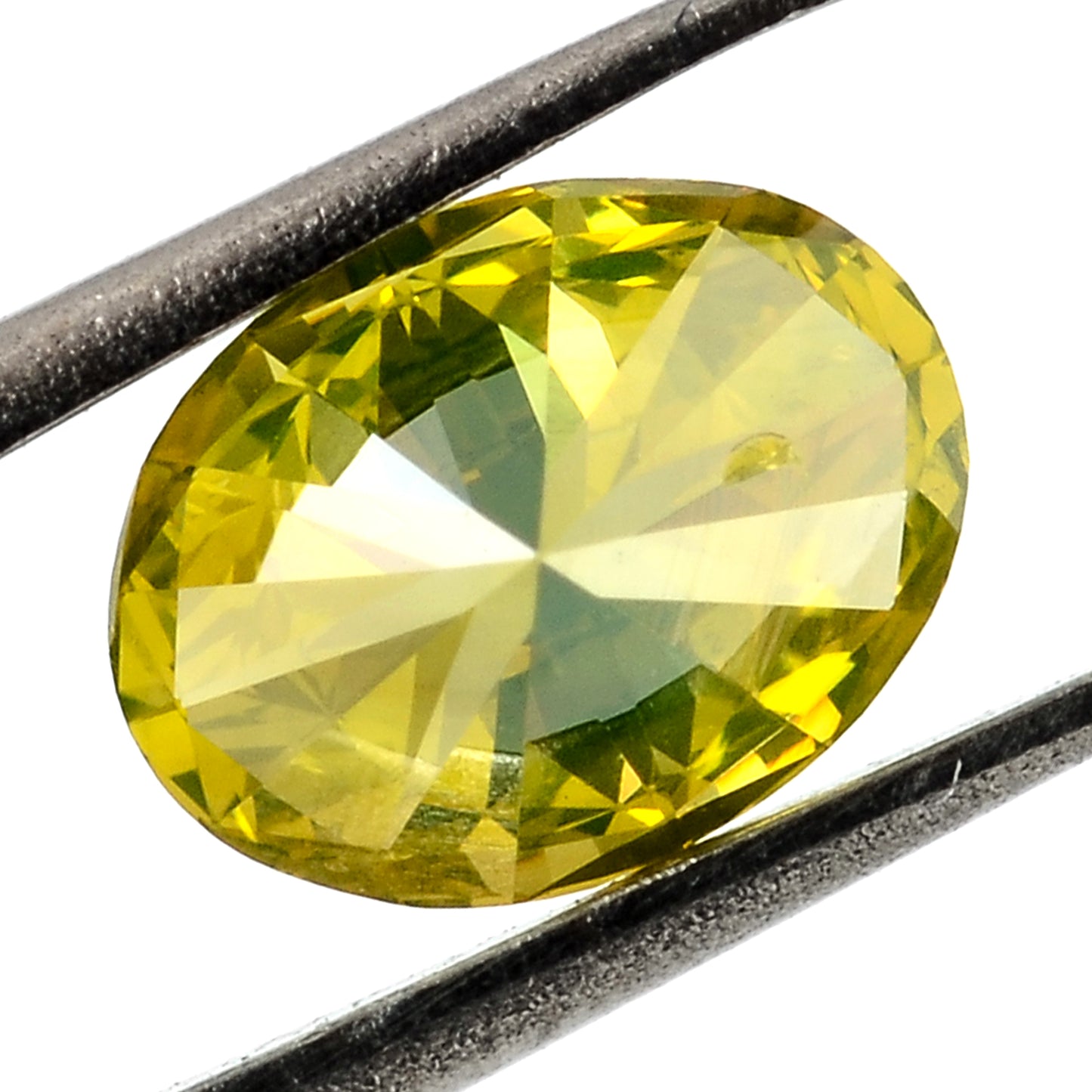 0.81 Carat Yellow Diamond Oval, Octagon Loose Gemstone