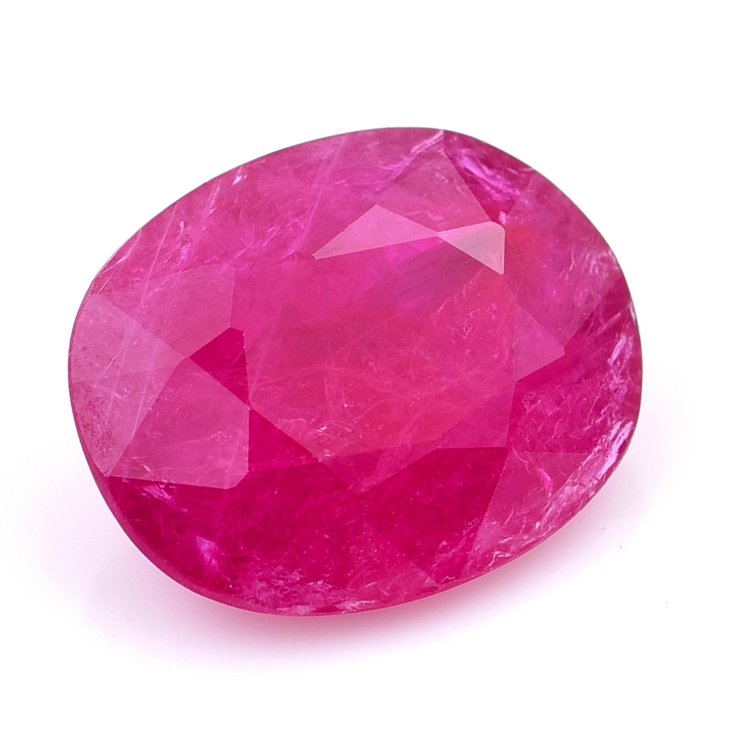 4.97 Natural Corundum Ruby Oval Mixed Cut Gemstone