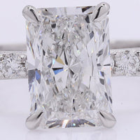 2.40 Carats Lab Grown Diamond 950 Platinum Ring