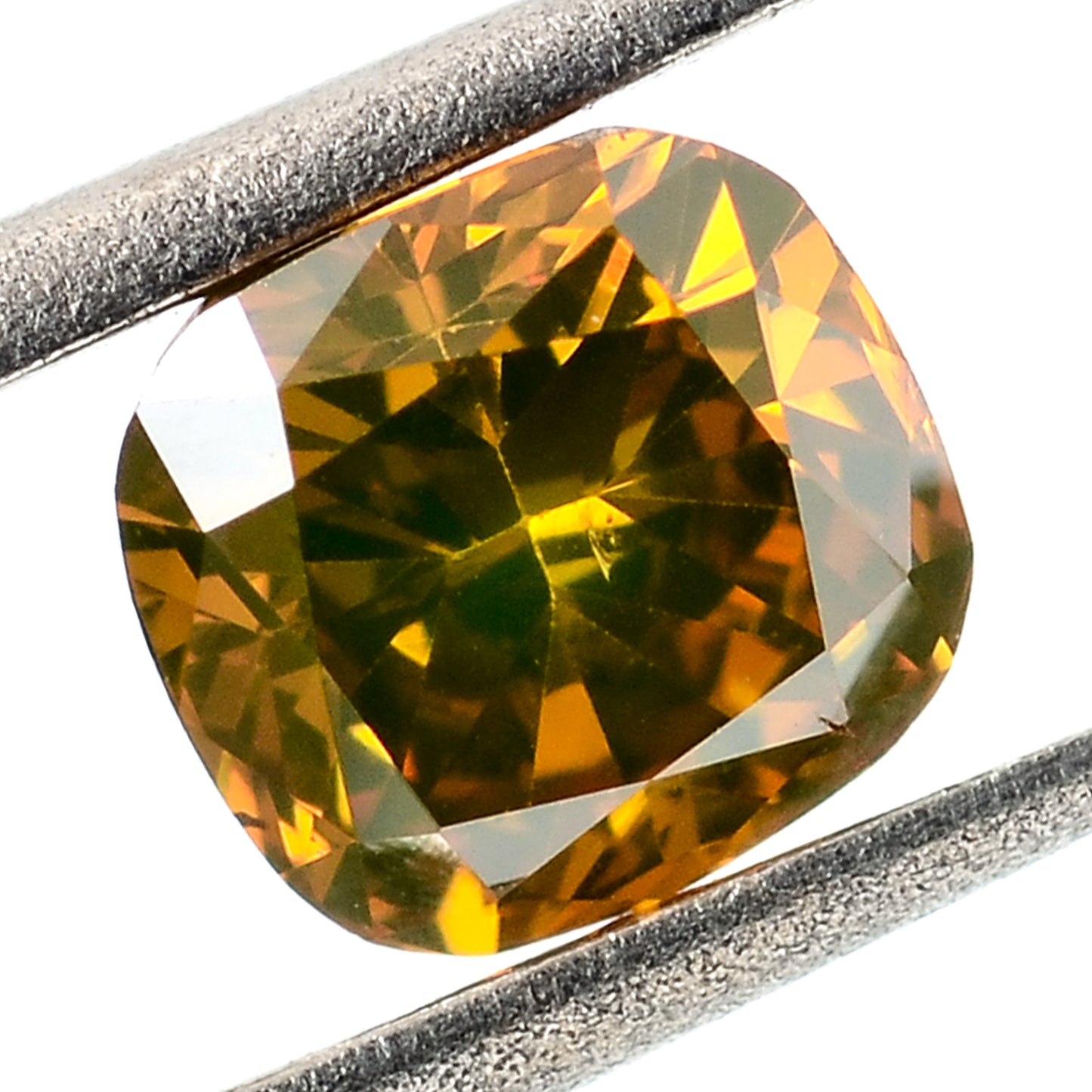 0.31 Carat Red Diamond Cushion Loose Gemstone
