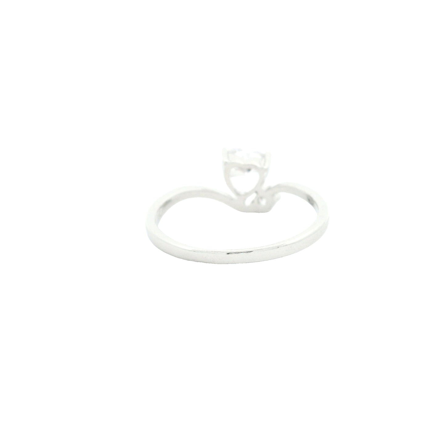 0.78 Ct Cubic Zirconia 925 Sterling Silver Ring