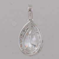 2.54 Carats Lab Grown Diamond 14K Gold Pendant