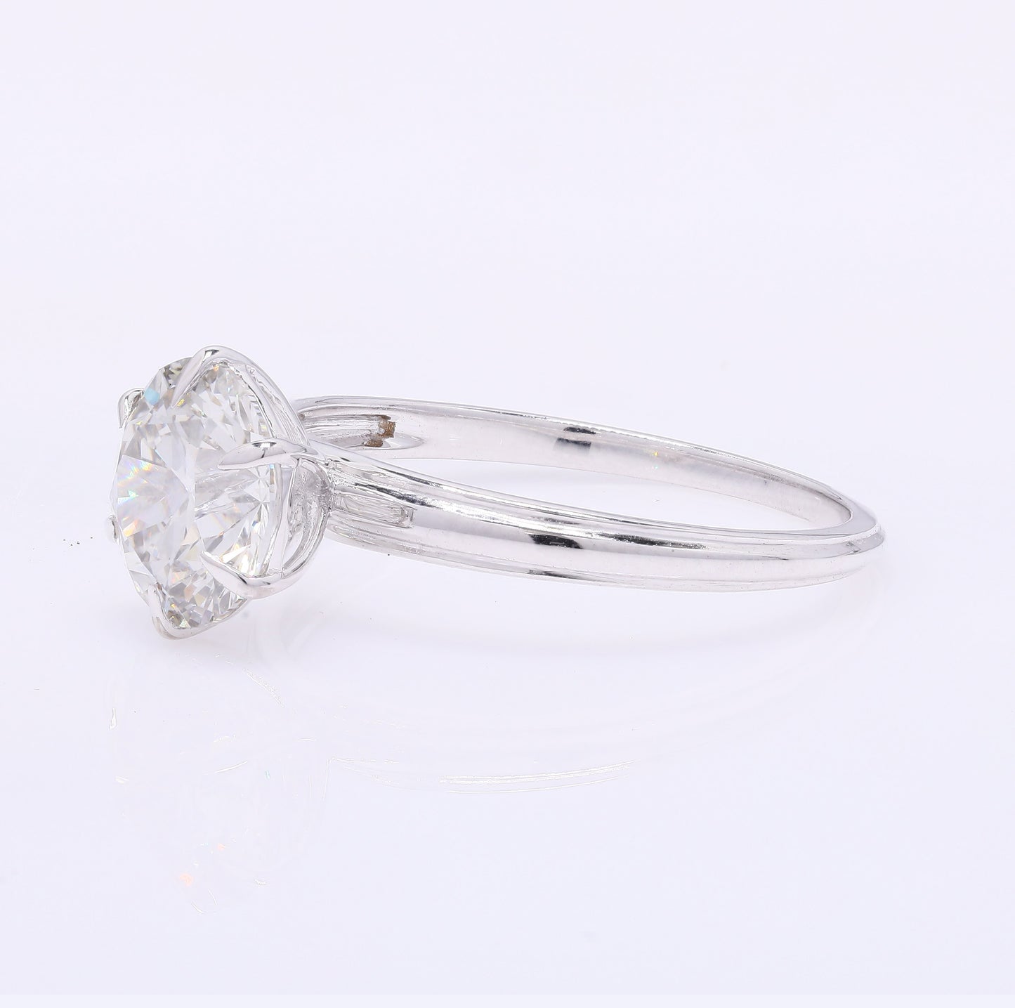 2.03 Carats Lab Grown Diamond 14K Gold Ring