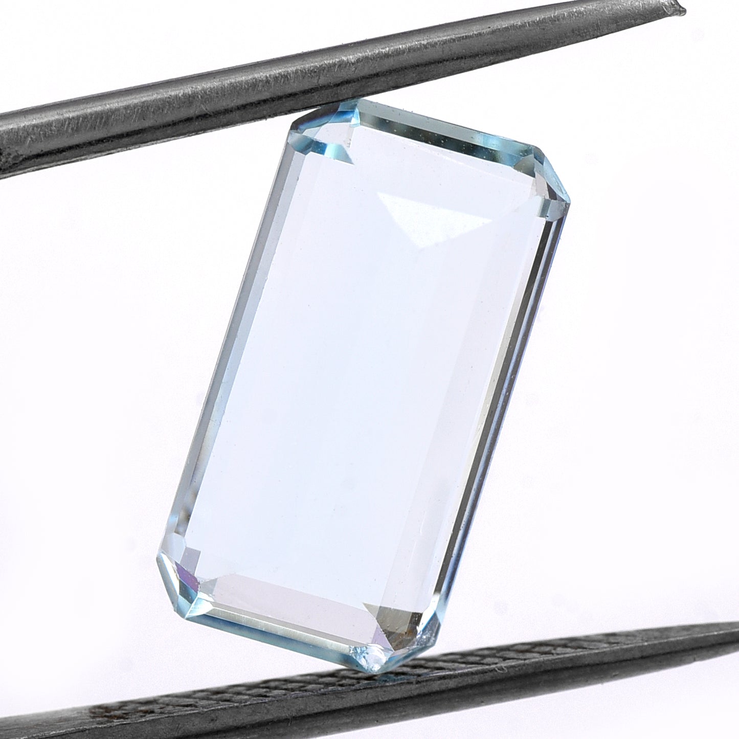 3.29 Natural Beryl Aquamarine Emerald Cut Gemstone