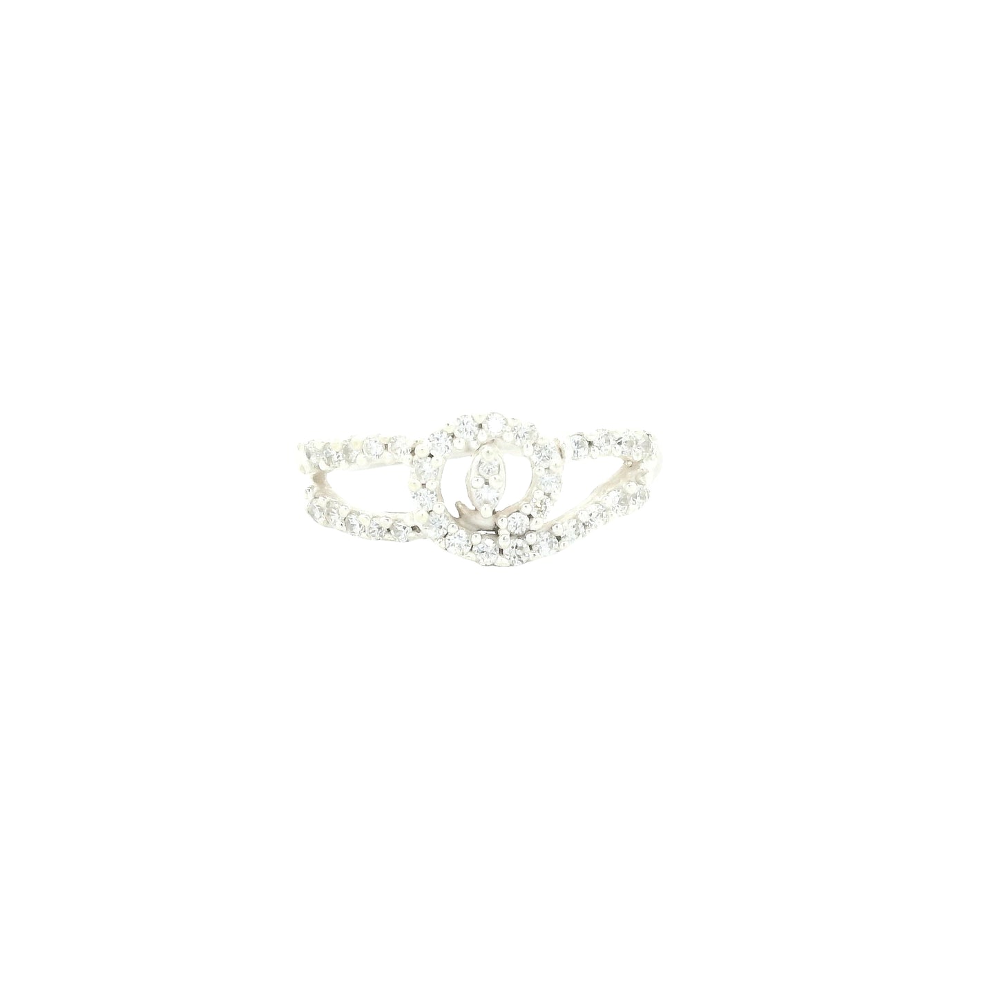 1.00 Ct Cubic Zirconia 925 Sterling Silver Ring