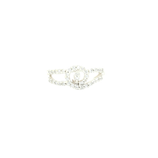 1.00 Ct Cubic Zirconia 925 Sterling Silver Ring