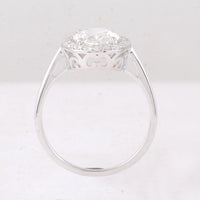2.72 Carats Lab Grown Diamond 14K Gold Ring