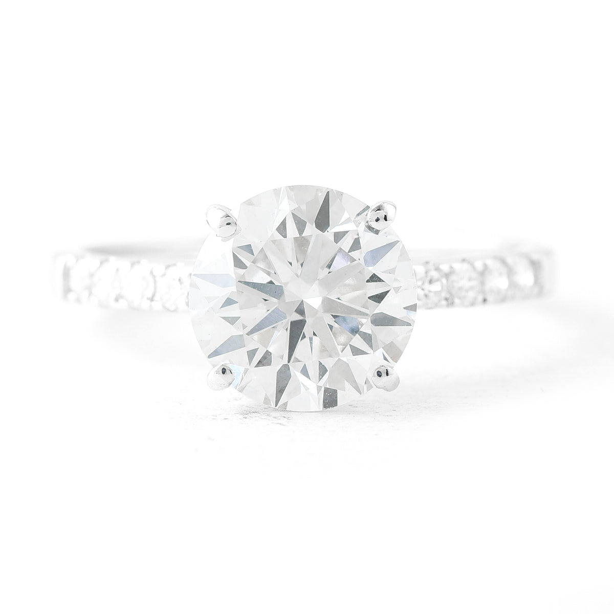 2.72 Carats Lab Grown Diamond 14K Gold Ring