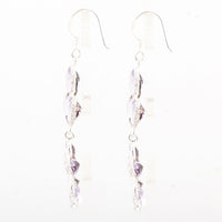 12.38 Ct Amethyst 925 Sterling Silver Earrings