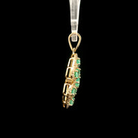 1.35 Ct Oval Emerald 14K Gold Pendant