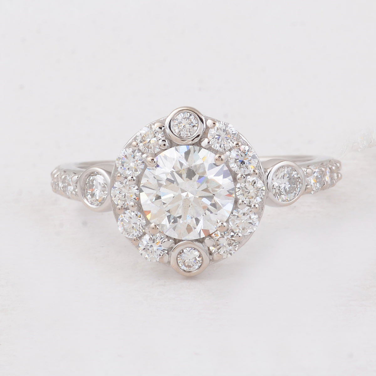 2.07 Carats Lab Grown Diamond 14K Gold Ring