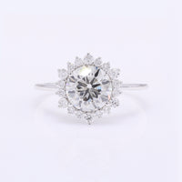 2.31 Carats Lab Grown Diamond 14K Gold Ring