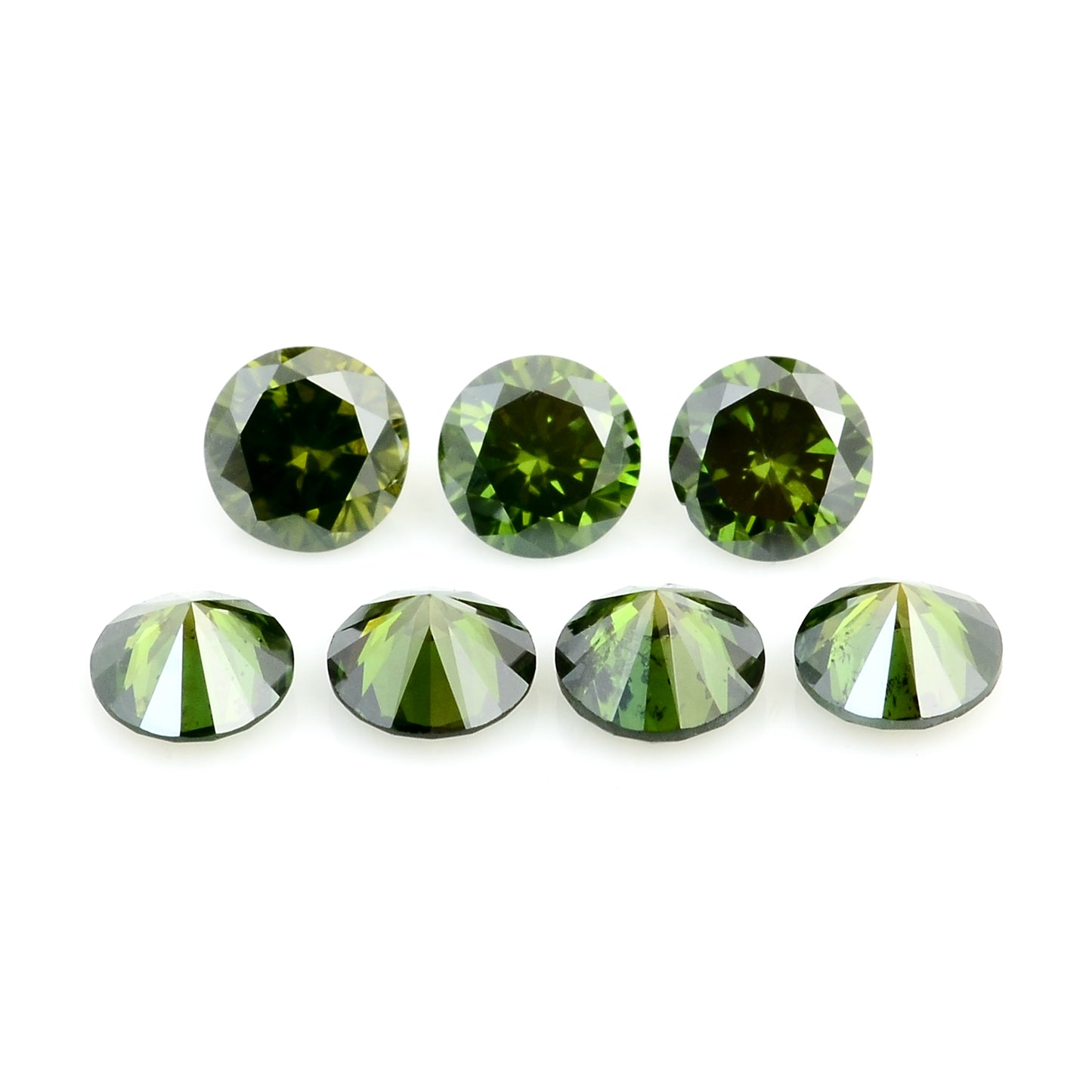 0.60 Green Diamond Round Loose Gemstone