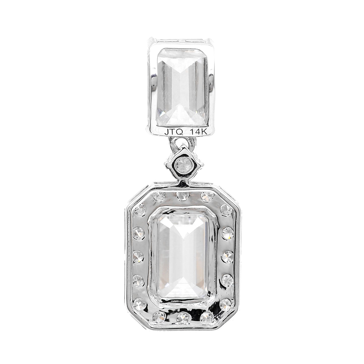 3.48 Carats Lab Grown Diamond 14K Gold Pendant