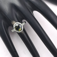 2.94 Ct Oval Mixed Cut Natural Bi-Coloured Sapphire 950 Platinum Ring