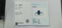 1.22 Ct Cushion Mixed Cut Natural Sapphire 14K Gold Ring