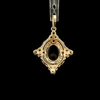 1.69 Ct Oval Tourmaline 14K Gold Pendant